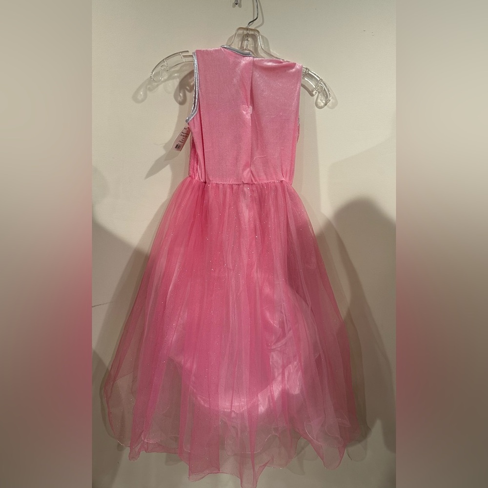RUBIES Pretty Pink Set Princess Bella Princesa Rosada Lights Up Sz M 8-10 - Picture 3 of 13